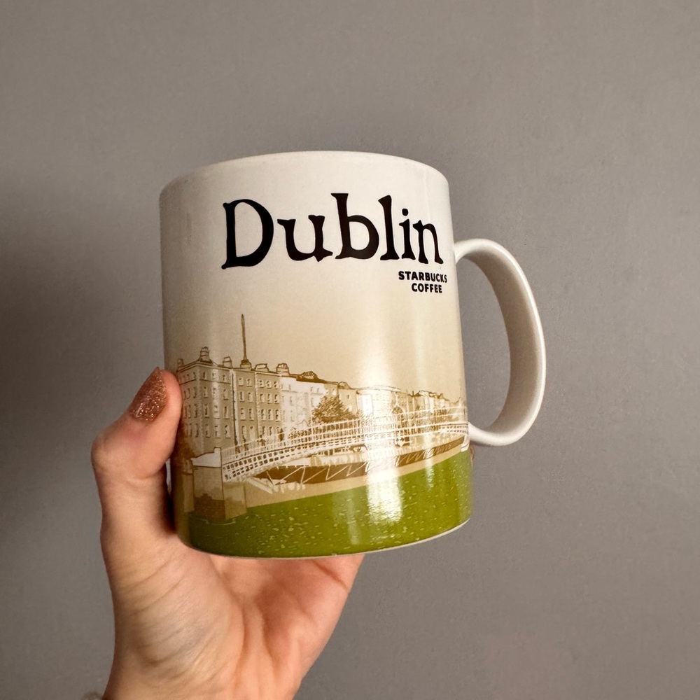 Starbucks Dublin Mug - Green and White